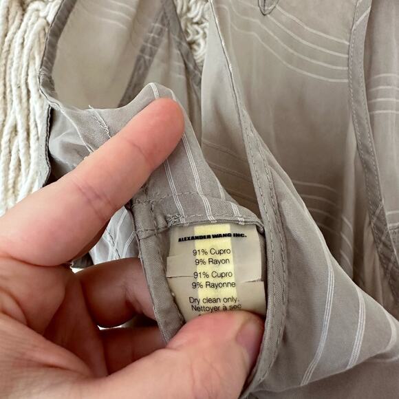 T by Alexander Wang Dobby Stripe Tank - Picture 4 of 7